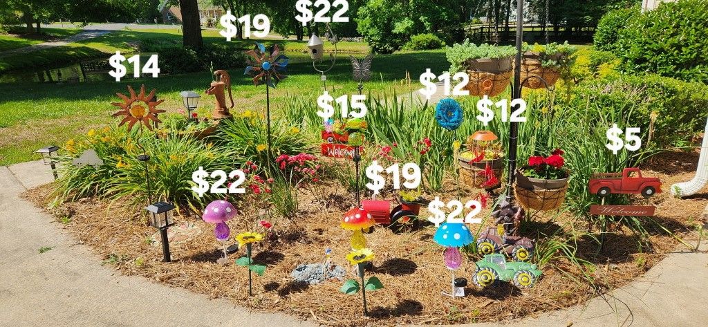 Yard Art 5 Dollars And Up