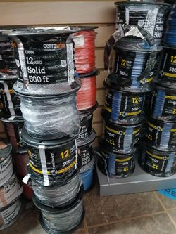 New wire # 12 solid 500ft