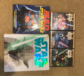 Star Wars Collection books and dvds