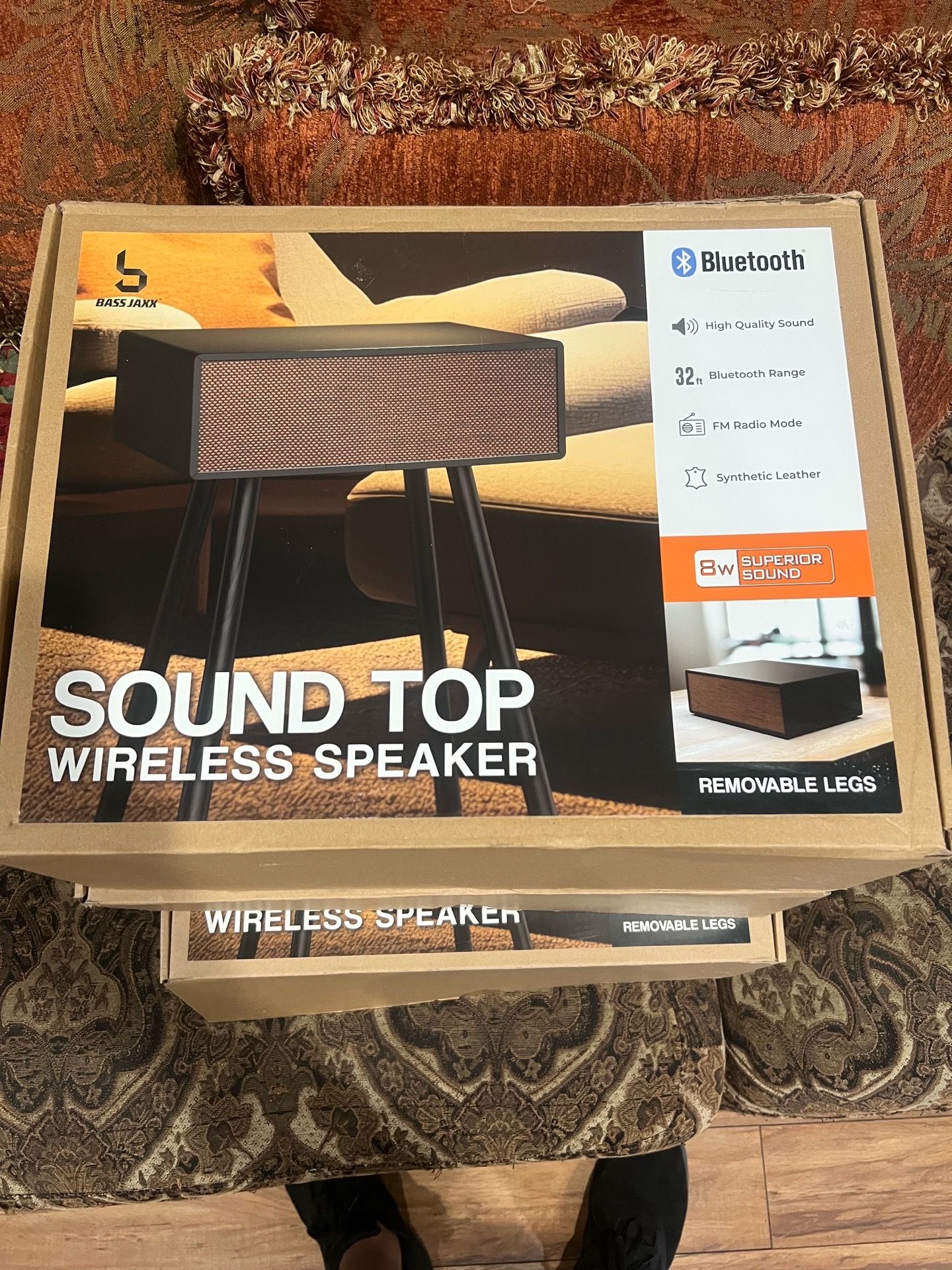Bass JAXX Wireless Speaker With Removable Legs BRAND NEW 25 OBO