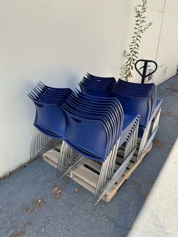 Commercial Stackable Chairs - School - Church - 38 Available