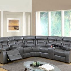 Seccional Manual Reclinable 