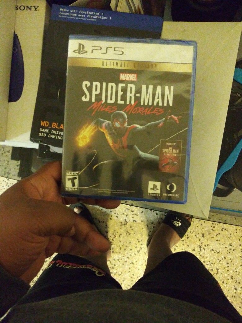 Spider Man Miles Morales Brand New Never Used