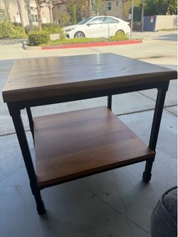 Solid Wood End Table