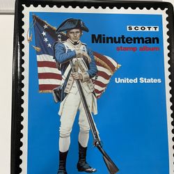 Non-Complete Scott Minutemen Stamp Album - 1000+ Stamps