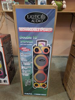 Disco High Power Rechargeable Portable Bluetooth Party Speaker