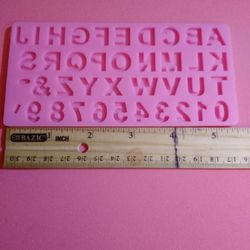 Alphabet Silicon Mold $8