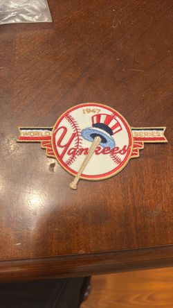 1947 New York Yankees World Series Embroidered Patch