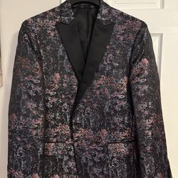 Jos. A. Bank Camo Dinner Jacket Blazer Slim Fit - Size 44L