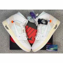 Jordan 1 V.A.A Alaska OffWhite 9.5 Men