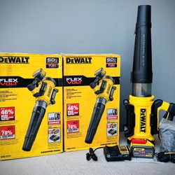 New Dewalt FLEXVOLT 60V MAX 157 MPH 760 CFM Brushless Cordless Battery Powered Blower Kit with (1) FLEXVOLT  12Ah Battery & Charger