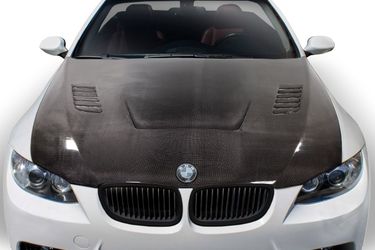 Blemished 2007-2010 BMW 3 Series E92 2dr E93 Convertible Carbon AF-1 Hood ( CFP ) - 1 Piece