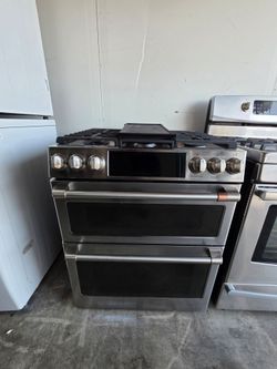 GAS STOVE  CAFE DOBLE OVEN  6 BURNERS  STAINLESS STEEL