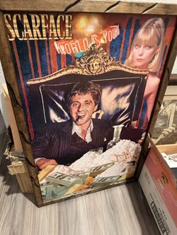 scarface framed item