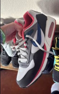 Nike Air MaxNeutral Grey, Charcoal, and Dark Royal Blue colorway sz 12