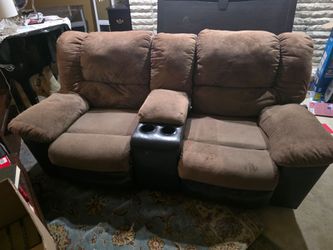 Beautiful brown loveseat