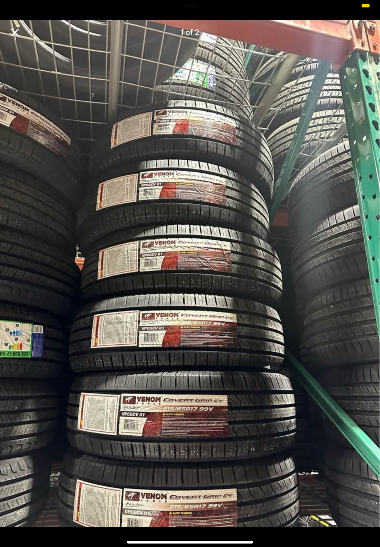 215/65/17 VENOM COVERT GRIP CV TIRES