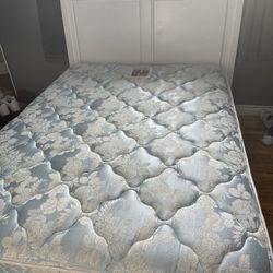 Full size bed frame & mattress 