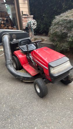 MTD 14-hp/42-inch mower with twin bagger