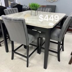 Beautiful‼️Pascal 5-Pc Counter Height Dining Set