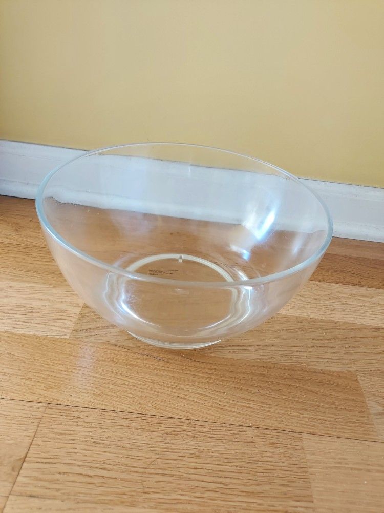Large Clear Bowl