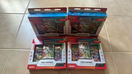 Factory-sealed Pokémon TCG First Partner Illustration Collection – Series 2