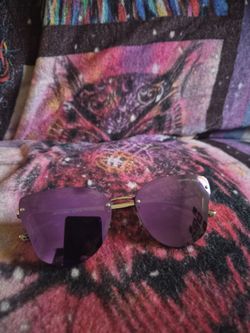 Michael Kors Purple Aviator Sunglasses