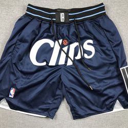 Clippers Just Don Shorts Size Large 