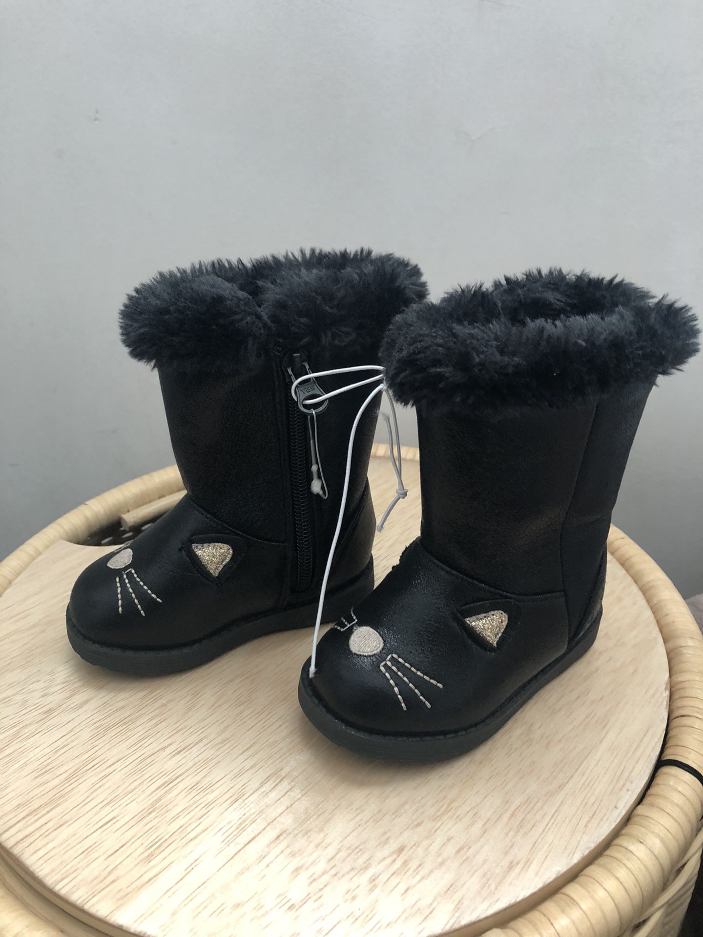 New cat and jack toddler girl warm boots