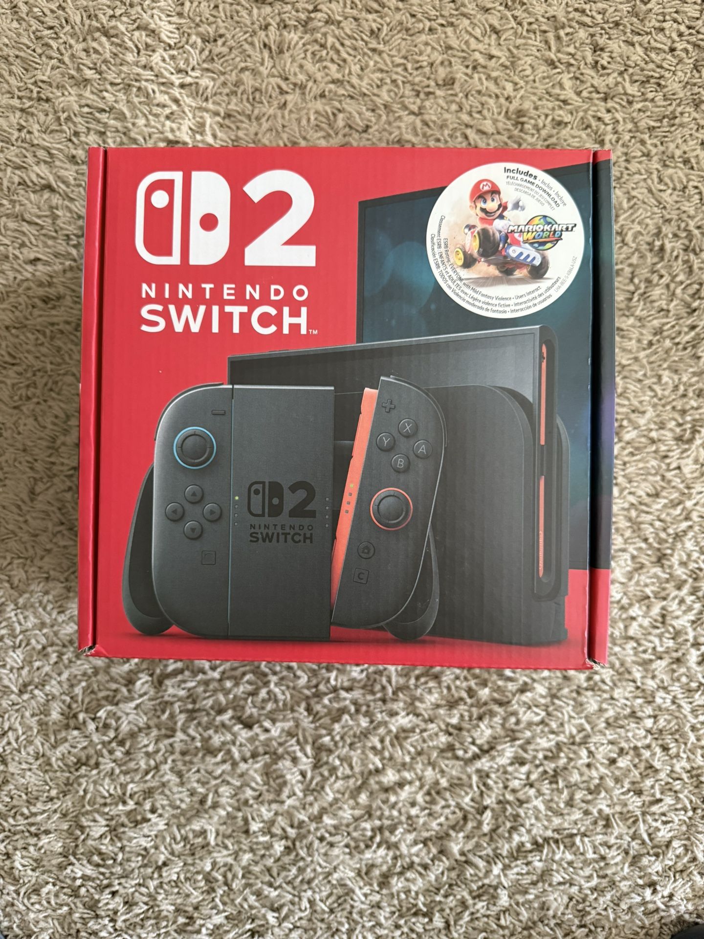 Nintendo Switch 2 Mario kart bundle