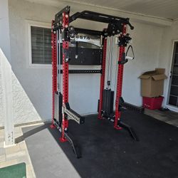 Vesta Pro Series 2in1 Squat Rack | Functional Trainer | 400lb Weight Stack | Commercial Grade | Gym Equipment | FREE DELIVERY🚚 🔴Plus SALES TAX 💲