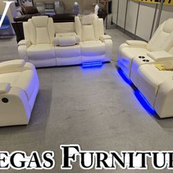 3PC-LIVING-ROOM-SET-RECLINERS ✅ Delivery available ✅ Financing Options Available!✔️✨️No Credit Needed✔️✨️$0 Or $50 Down Payment✨️