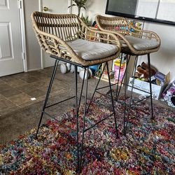 Two bar stool chairs