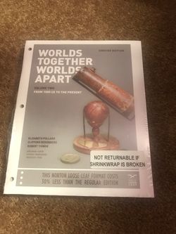 Worlds Together Worlds Apart textbook