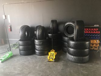 Ask for any used size tires