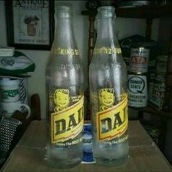 Vintage circa 1960s Dad's JUNIOR Soda Pop Bottles "King" YOUNGSTOWN OH "12 Oz." CHICAGO IL $3 Each