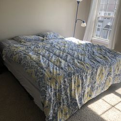 Nectar Cal King Size Firm Mattress With frame And Spring Box