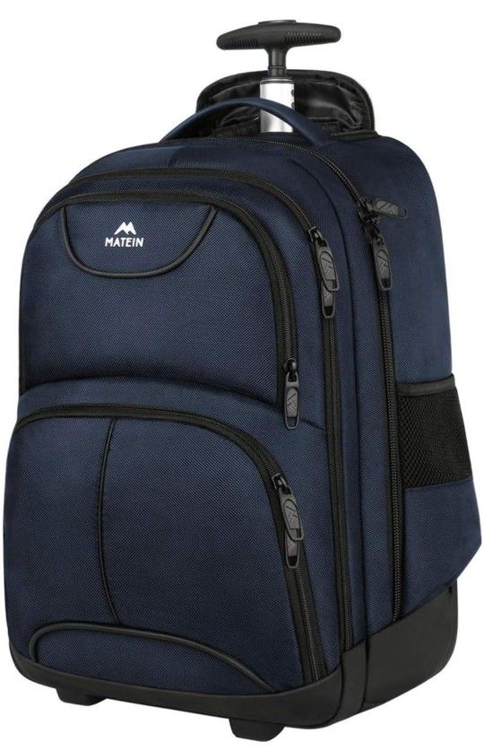 Matein Rolling Backpack (Blue)
