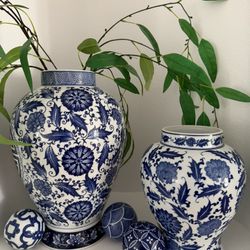  Blue And White Collection- 15 Piece 