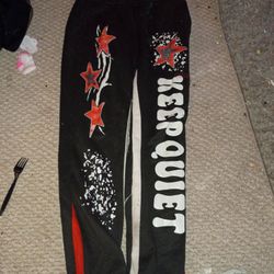 Keep Quiet Flare Sweats 