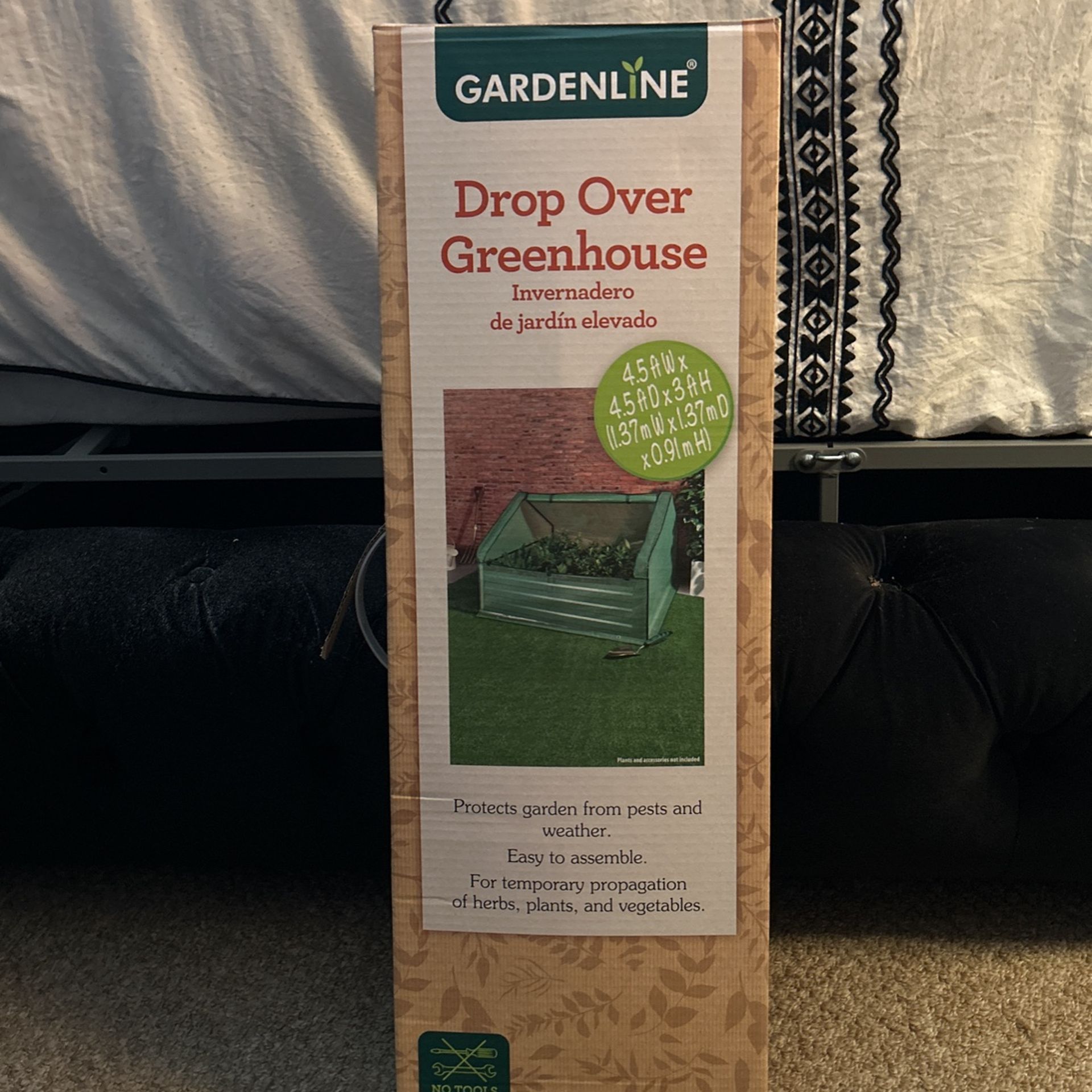 Drop Over greenhouse