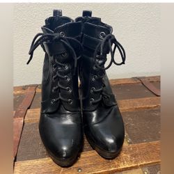 Guess Black High Heel Booties