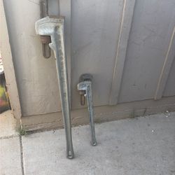 48” & 24” Rigid Aluminum Pipe Wrench 