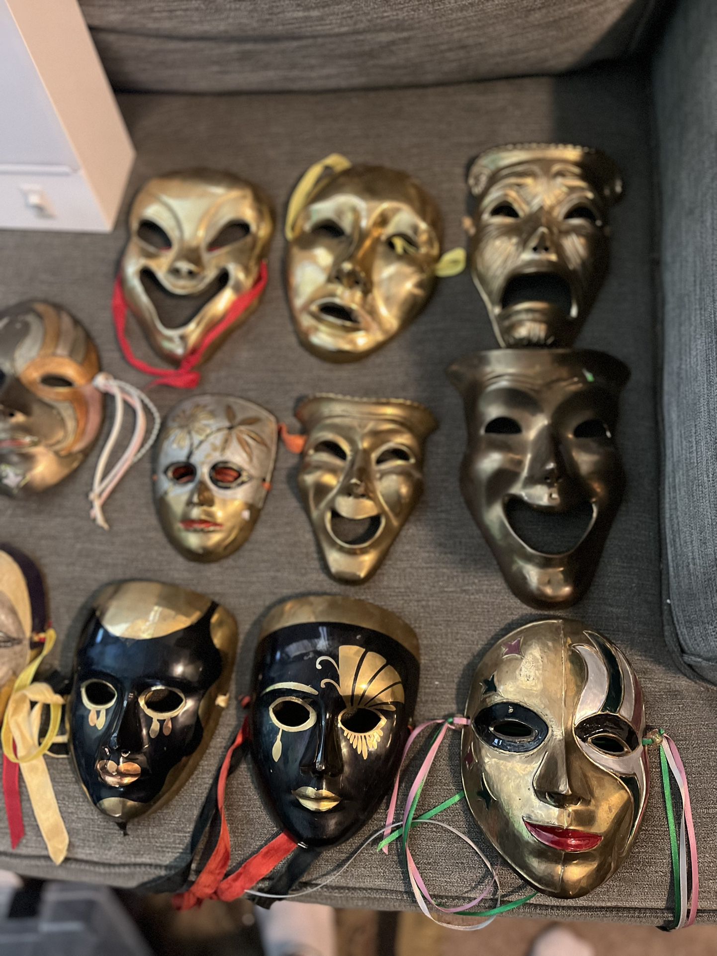 Vintage Brass Masks $5.00 Each