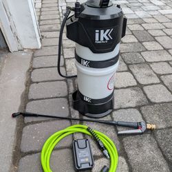 IK Foam Pro 12 with a battery compressor