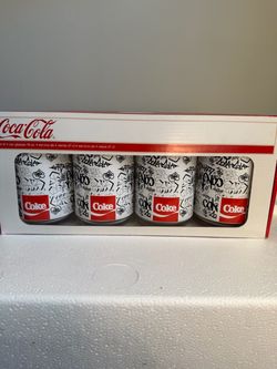 Coke cola glasses can size new in box glass cups
