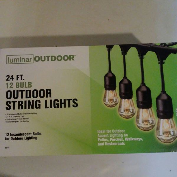 Luminar Outdoor String Lights Harbor Freight Home Build & Decoration
