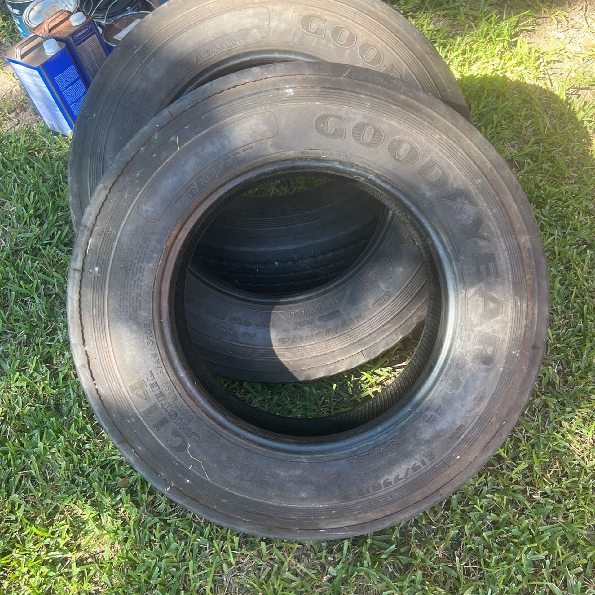 Goodyear RV/Trailer Tires 215/75R17.5 for Sale in Pearland, TX OfferUp