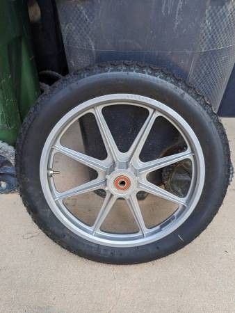 New Bushtec Silver Wheel & Tire Assembly