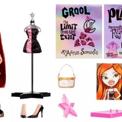 Bratz x Mean Girls CADY HERON Collector Doll SPECIAL STICKERS